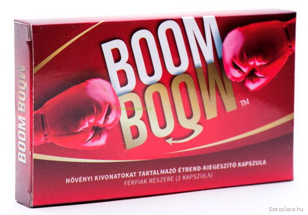 Boom Boom potencianövelő kapszula, magabiztosság és kemény erekció amikor akarod
