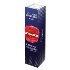 MASSAGE OIL ATTRACTION CHAMPAGNE STRAWBERRY 50 ML
