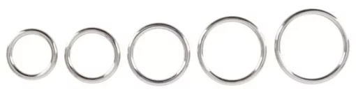Bad Kitty Set of 5 Metal Rings