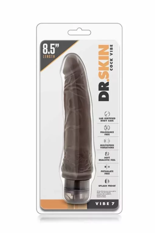 Dr. skin cock vibe 7 chocolate