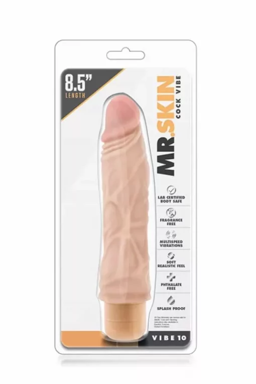 Vibrátor realisztikus Mr. skin cock vibe 10