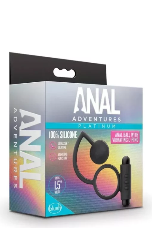 ANAL ADVENTURES ANAL BALL WITH C RING