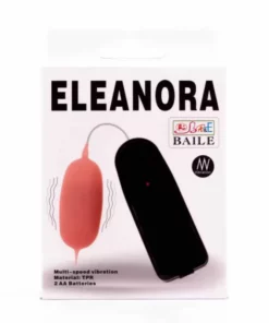Vezetések vibrációs tojás puha bevonattal Eleanora Vibrating Egg Flesh