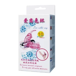 Tüskés vibrációs nyuszis péniszgyűrű