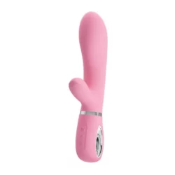 Csiklókaros puha szilikon g pont vibrátor Pretty Love Thomas Pink 20cm