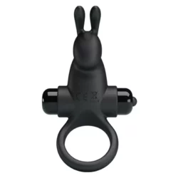 Vibrátoros péniszgyűrű Pretty love penis ring 1 black