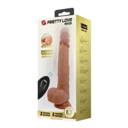 Vibrátoros letapasztható Pretty love Jonathan 8,3" vibrating dildo