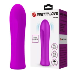 Tölthető szilikon rúdvibrátor Pretty Love Alfreda purple I