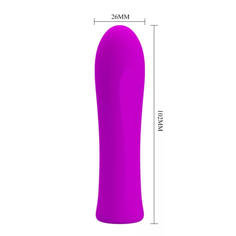 Tölthető szilikon rúdvibrátor Pretty Love Alfreda purple I