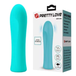 Tölthető szilikon rúdvibrátor Pretty Love Alfreda green