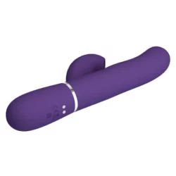 Csiklóizgatós vibrátor tapogató és lüktető funkcióval sötét lila Pretty Love Perlita twinkled tenderness blue