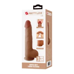 Dildó, letapasztható Pretty love lisle 8.1" dildo