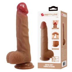 Dildó, letapasztható Pretty love lisle 8.1