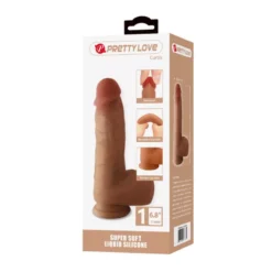 Letapasztható realisztikus dildó Pretty Love Curtis 6.8" Dildo