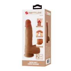 Realisztikus letapasztható dildó Pretty love duvall 7.6" dildo flesh ii