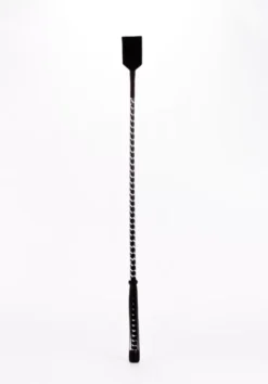 Lovaglópálca fehér Riding stick Nylon stick handle nubuck leather top