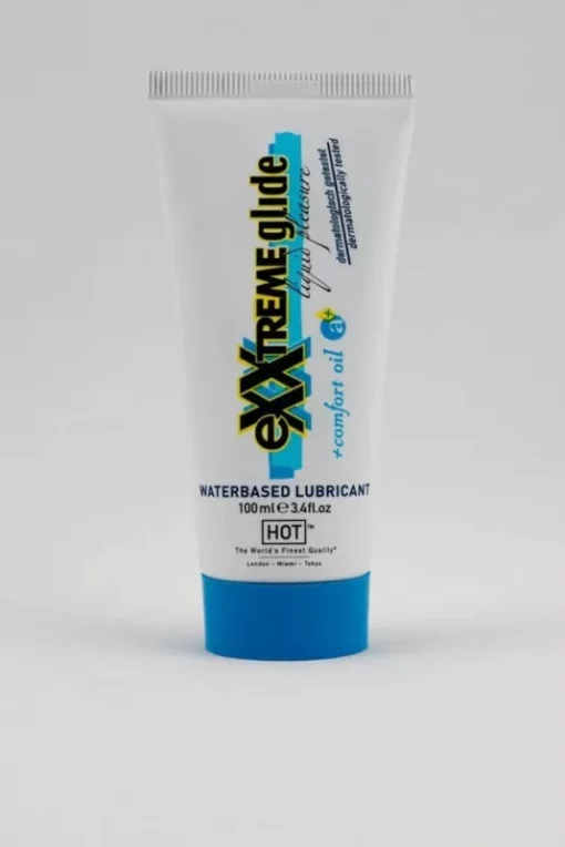 HOT eXXtreme Glide vízbázisú síkosító, anál használatra (100 ml)