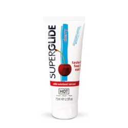 HOT Superglide edible lubricant waterbased CHERRY 75 ml