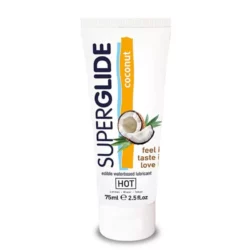HOT Superglide edible lubricant waterbased COCONUT 75 ml