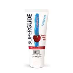 HOT Superglide edible lubricant waterbased RASPBERRY 75 ml