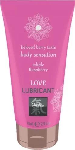 Love Lubricant edible Raspberry 75 ml