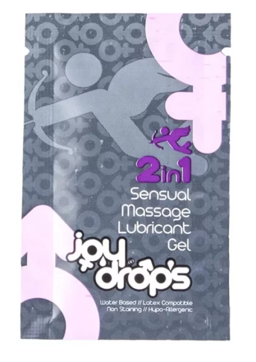 2 in 1 Sensual Massage Lubricant Gel 5 ml sachet