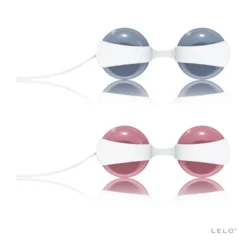 Lelo Luna Beads 2 x 2 darab prémium gésagolyó, belső ballasztgolyóval (normál)
