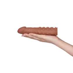 Pleasure X Tender Penis Sleeve Brown 5