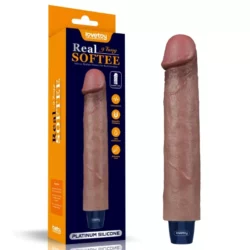 Realisztikus tölthető vibrátor 9" real softee rechargeable silicone