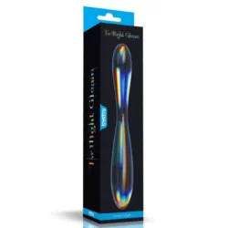 Üvegdildó Twilight Gleam Glass Dildo Double Delight