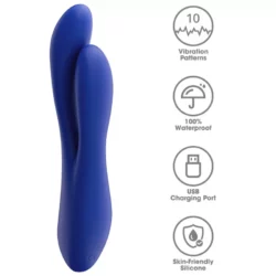 Csiklóizgatós szilikon vibrátor L'allure pulse rechargeable vibrator