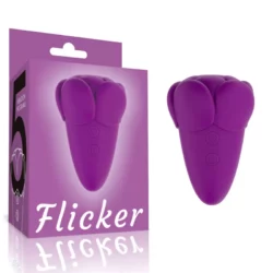 Újratölthető szilikon vibrátor Flicker rechargeable vibrator purple