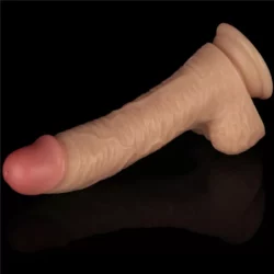 Pénisz formájú vibrátor 8.5 vibrating power basics cock 21,6 cm