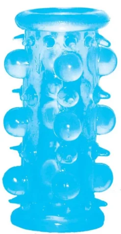 Gyöngyös kék péniszmandzsetta Lust Cluster Blue