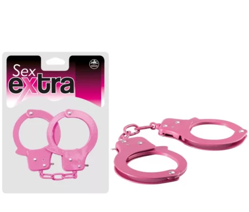 Rózsaszín fém bilincs Sex extra metal cuffs pink