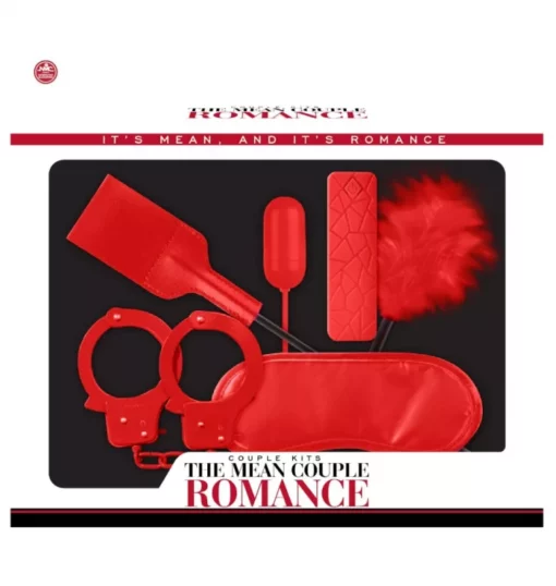 BDSM szexkészlet piros The mean couple romance