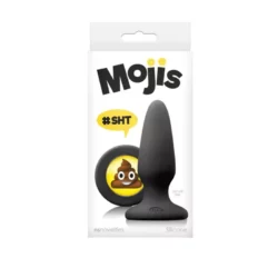 Análdugó szilikon Moji's sht medium black anál plug