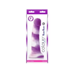 Szilikon dildó 17,8 cm Colours Pleasures Yum Yum 7" Dildo Purple