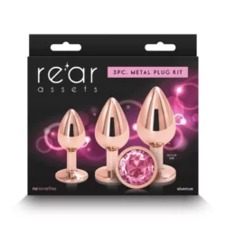 Rear assets trainer kit rose gold plug készlet 3 méretben