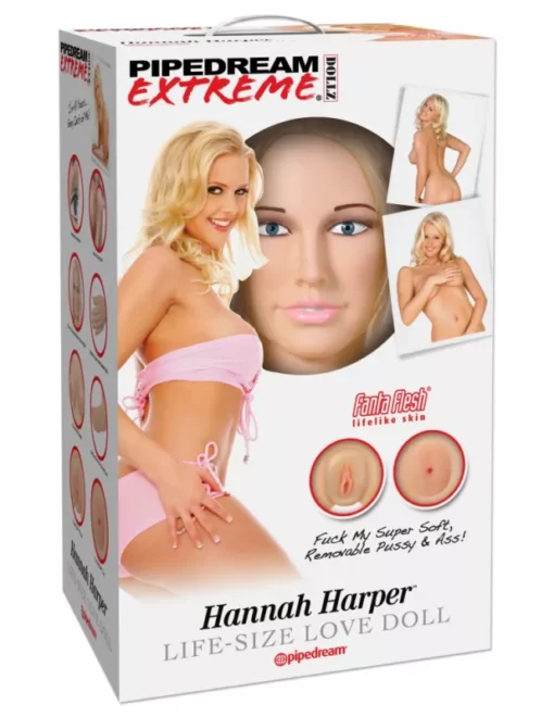 Dollz Hannah Harper Life Size Love Doll Light