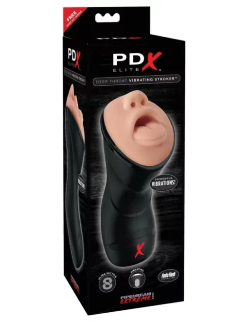 Pdx elite deep throat vibrating stroker maszturbátor