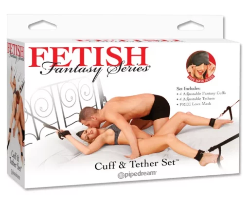 Fetish fantasy series cuff & tether set