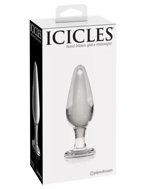 Icicles hosszított anál dildó üvegből
