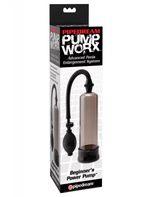 Péniszpumpa Pump worx beginner's power pump smoke/black