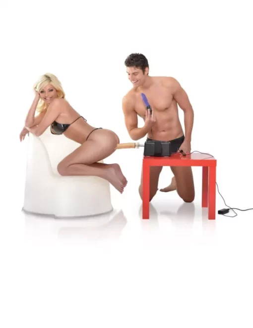 Portable Sex Machine Black/Light/Purple