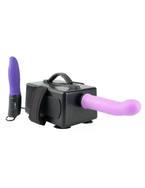 Portable Sex Machine Black/Light/Purple
