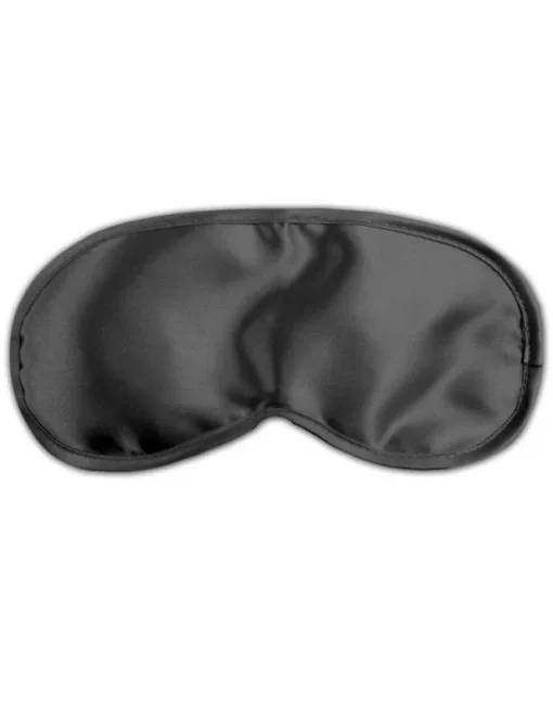 Fekete szatén szemmaszk Satin Love Mask Black