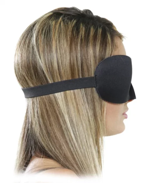 Szemtakaró Deluxe fantasy love mask black