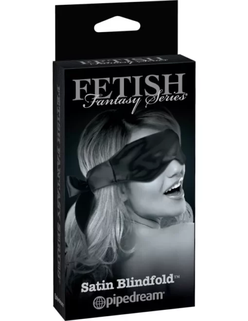 Satin blindfold black