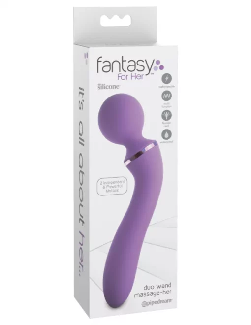 Duo Wand Massage Her Purple